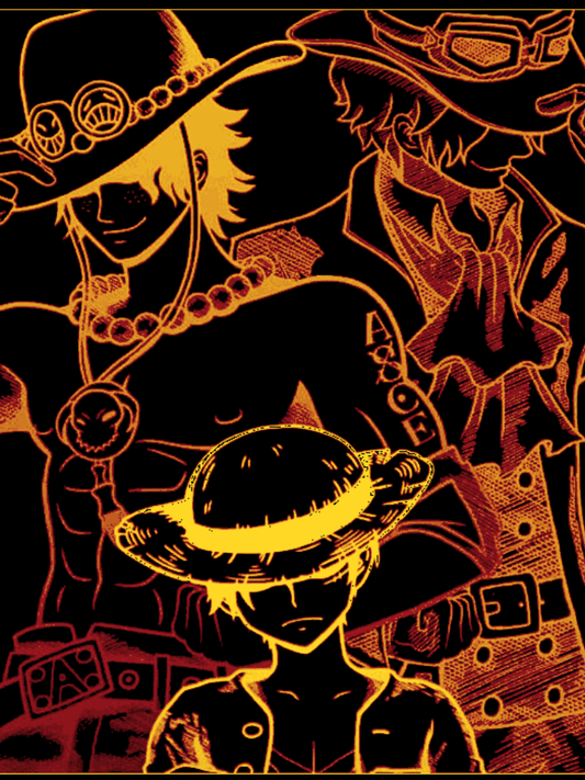 Ace, Sabo y Luffy