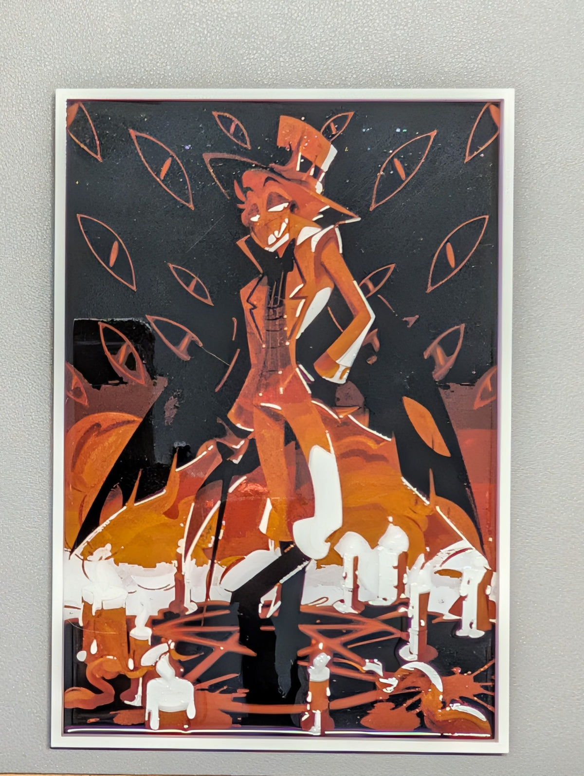 Cuadro 3D de Lucifer de Hazbin Hotel