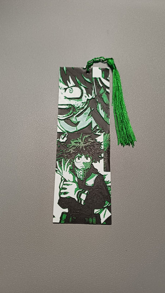 Marcapáginas 3D de Deku inspirado en Boku no Hero
