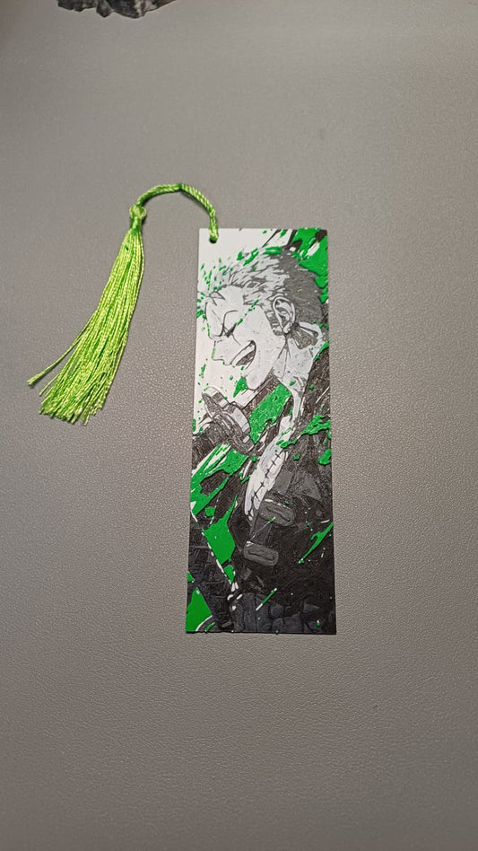 Marcapáginas 3D de Roronoa Zoro de One Piece