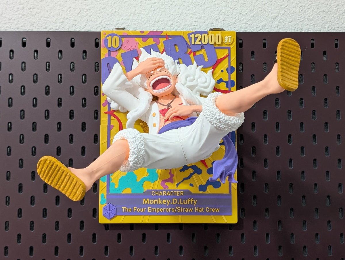 Póster 3D de Luffy Gear 5 de One Piece visto de frente